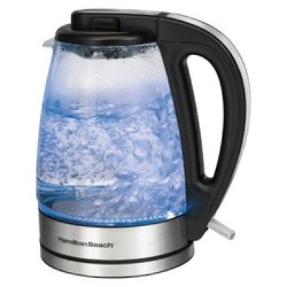 Hamilton Beach Illuminated Glass Cordless Kettle